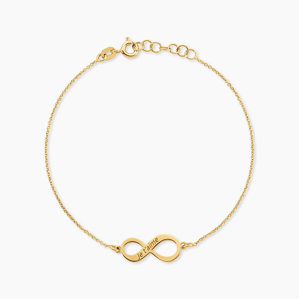 Bracelet Armen Argent Dor&eacute; A L'Or 750/1000 - F&ecirc;te des m&egrave;res Femme | Histoire d&rsquo;Or