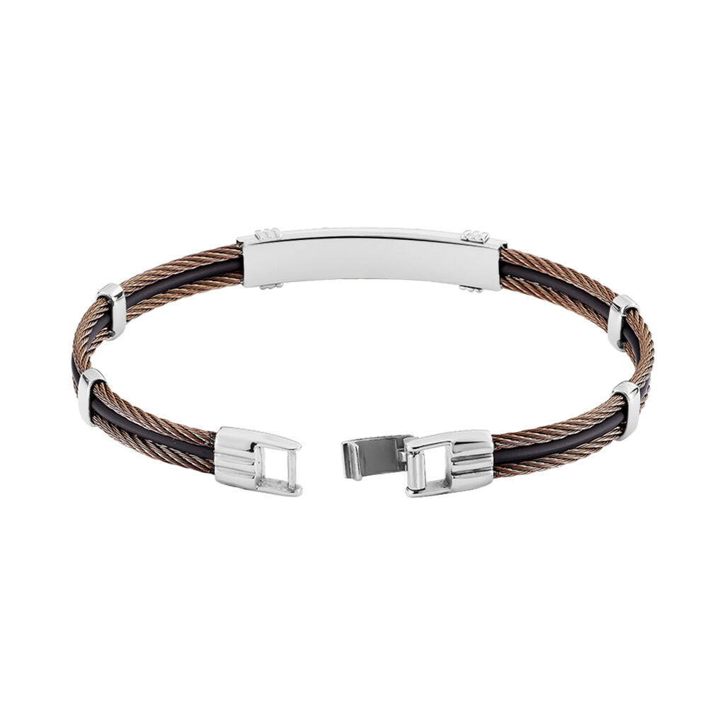 Bracelet Marie-gaelleae Or Acier Bicolore - Bracelets Homme | Histoire d&rsquo;Or