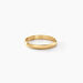 Alliance Meredithe Demi Jonc Classique Or Jaune - Alliances Famille | Histoire d’Or