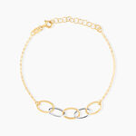 Bracelet Lucette Or Bicolore - Bracelets Femme | Histoire d&rsquo;Or