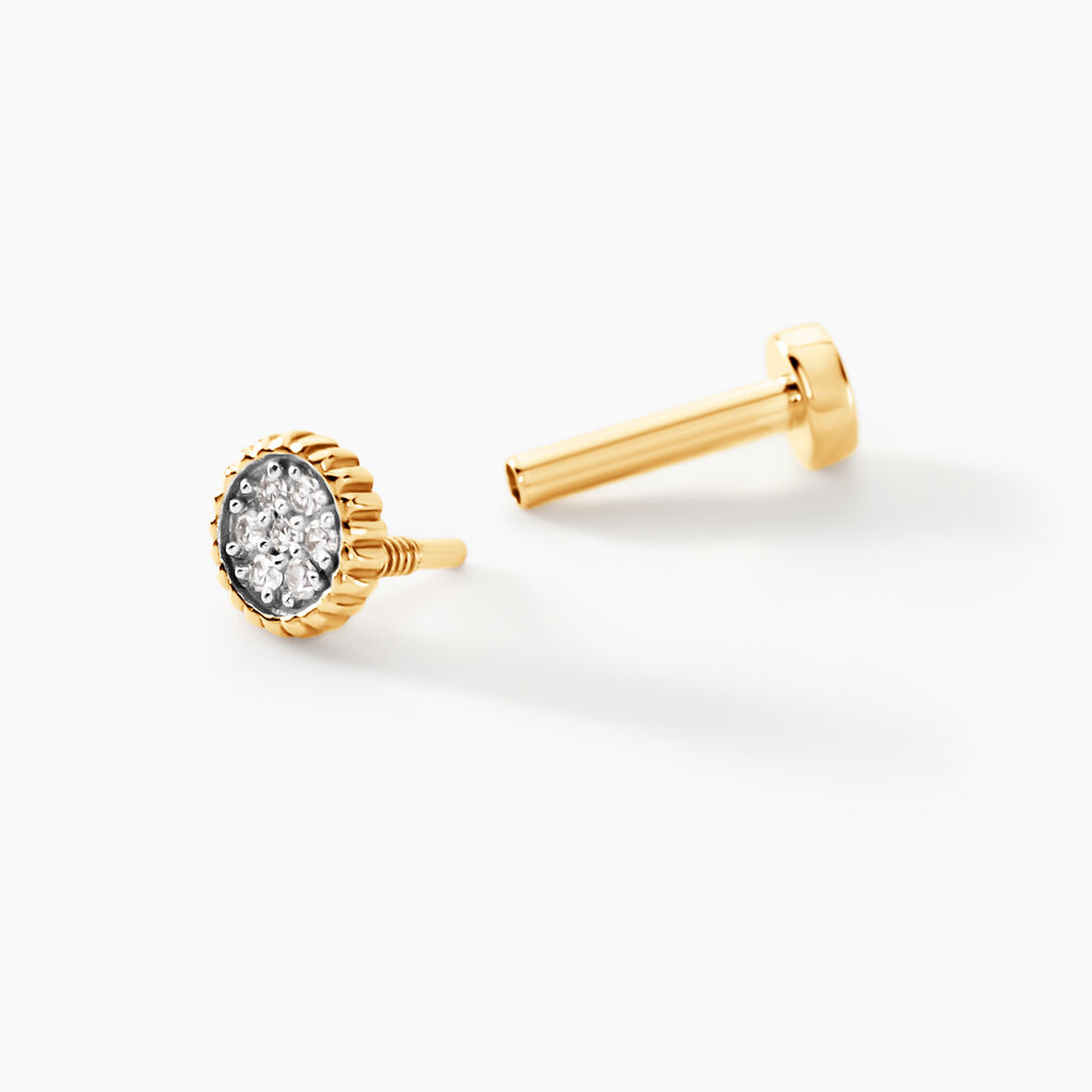 Piercing Grania Or Jaune Diamant - Bijoux Femme | Histoire d’Or