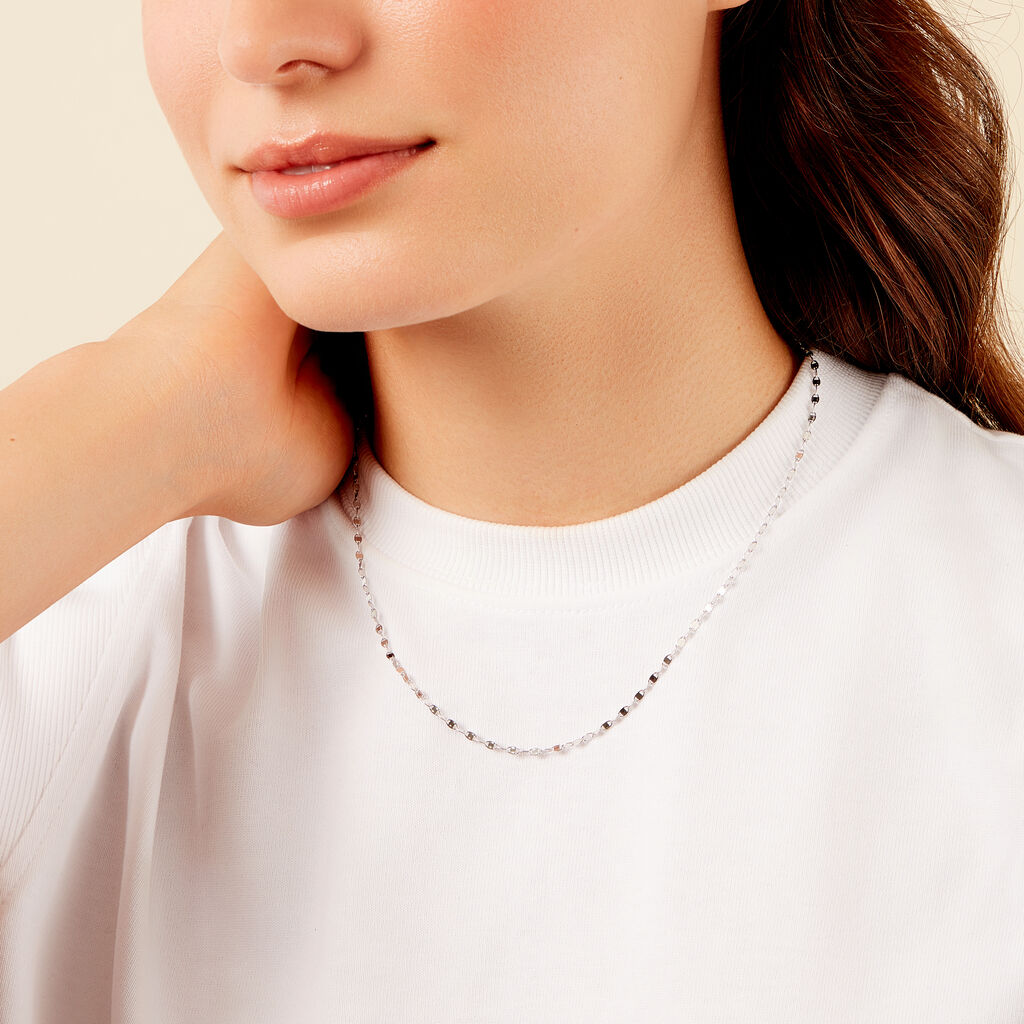 Collier Norene Argent Blanc - Collection Eté Femme | Histoire d’Or