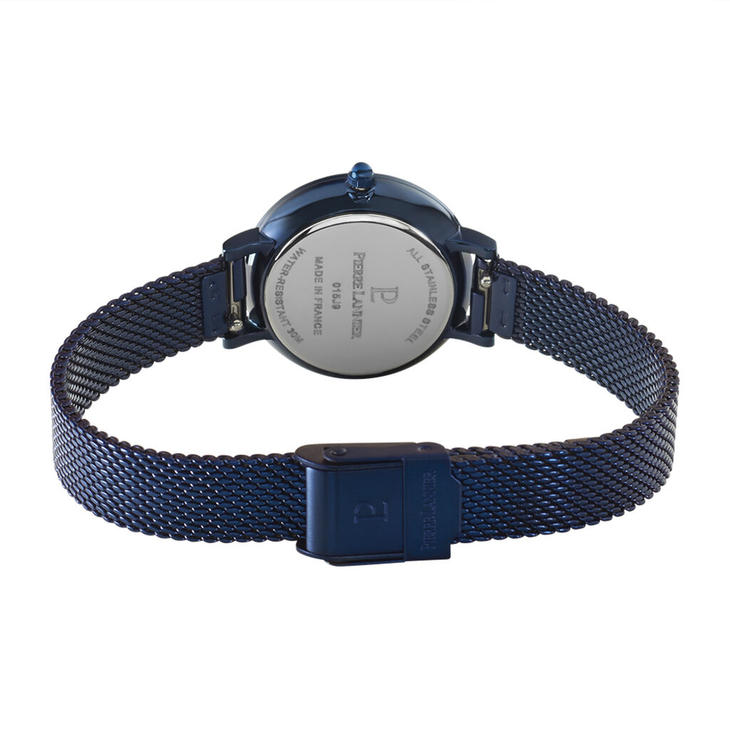Montre Lannier Pierre Nova Acier Bleu - Montres Femme | Histoire d’Or