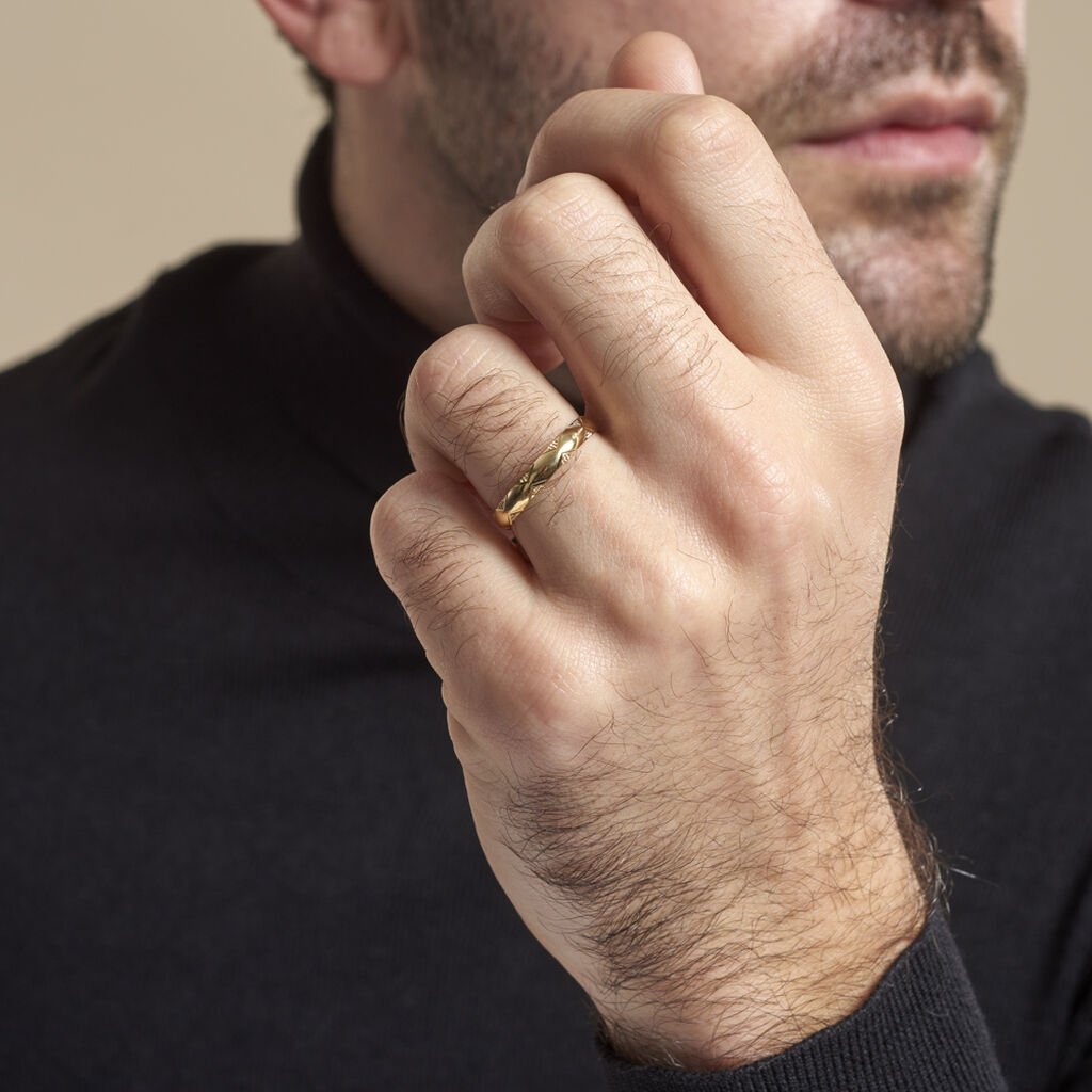 Alliance Harmonie Demi Jonc Classique Or Jaune - Alliances Famille | Histoire d’Or