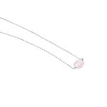 Collier Evren Argent Blanc Quartz Rose - Ras de cou Femme | Histoire d&rsquo;Or