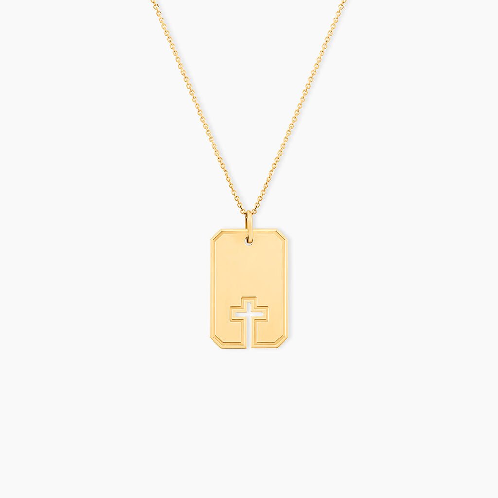 Collier Crofton Or Jaune - Pendentifs Communion Unisex | Histoire d’Or