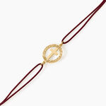 Bracelet Crozya Argent Dor&eacute; A L'Or 750/1000 - Bracelets cordon Femme | Histoire d&rsquo;Or