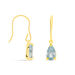 Boucles D'oreilles Pendantes Kalyne Or Jaune Topaze - Boucles d'oreilles pendantes Femme | Histoire d’Or