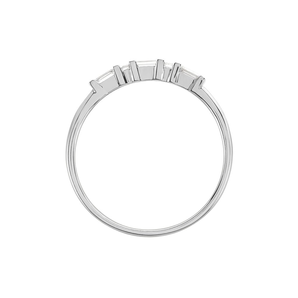 Bague 1986 Or Blanc Diamant - Bagues avec pierre Femme | Histoire d&rsquo;Or