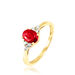 Bague Lea Or Jaune Rubis Et Diamant - Bagues solitaires Femme | Histoire d’Or