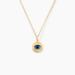 Pendentif Invannie Or Jaune Pierre Synth&eacute;tique - Pendentifs Bapt&ecirc;me Famille | Histoire d&rsquo;Or