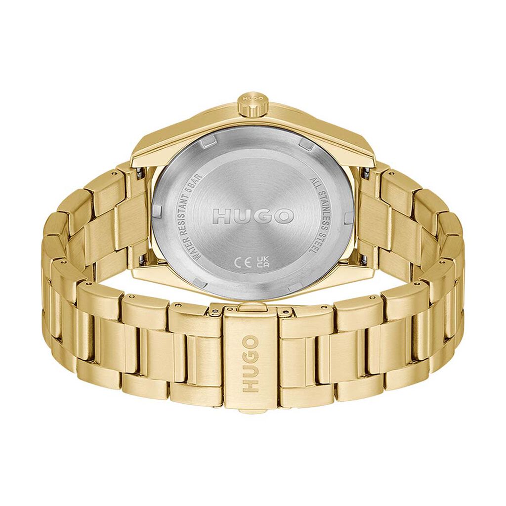 Montre Hugo Bright Doré - Montres Homme | Histoire d’Or