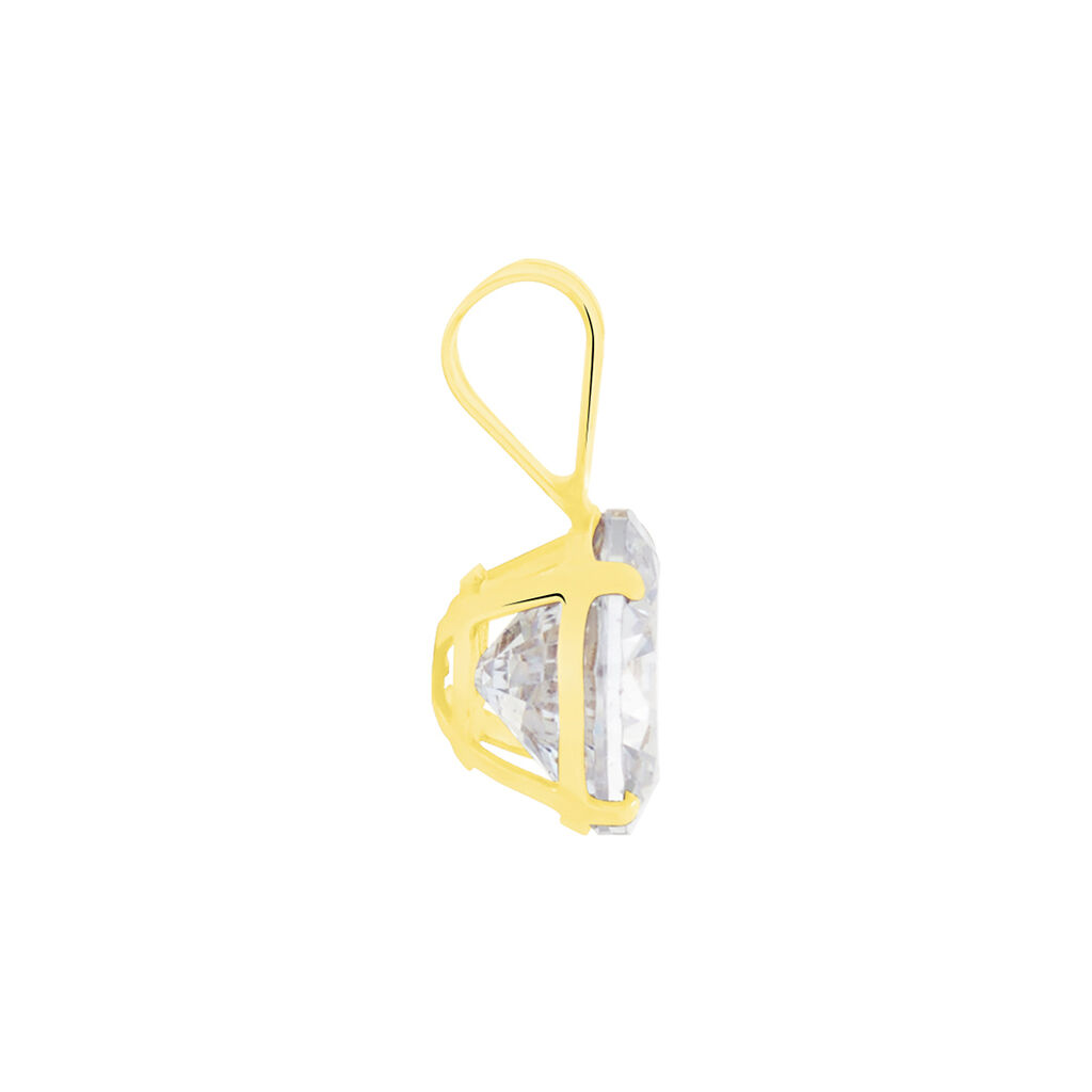 Pendentif Or Jaune Oxyde De Zirconium - Pendentifs Femme | Histoire d’Or
