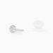 Boucles D'oreilles Puces Teani Or Blanc Diamant - Clous d'oreilles Femme | Histoire d’Or