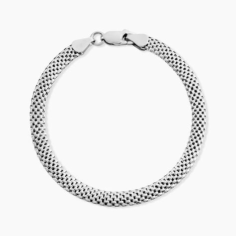 Bracelet Christine Argent Blanc - Bracelets chaîne Femme | Histoire d’Or