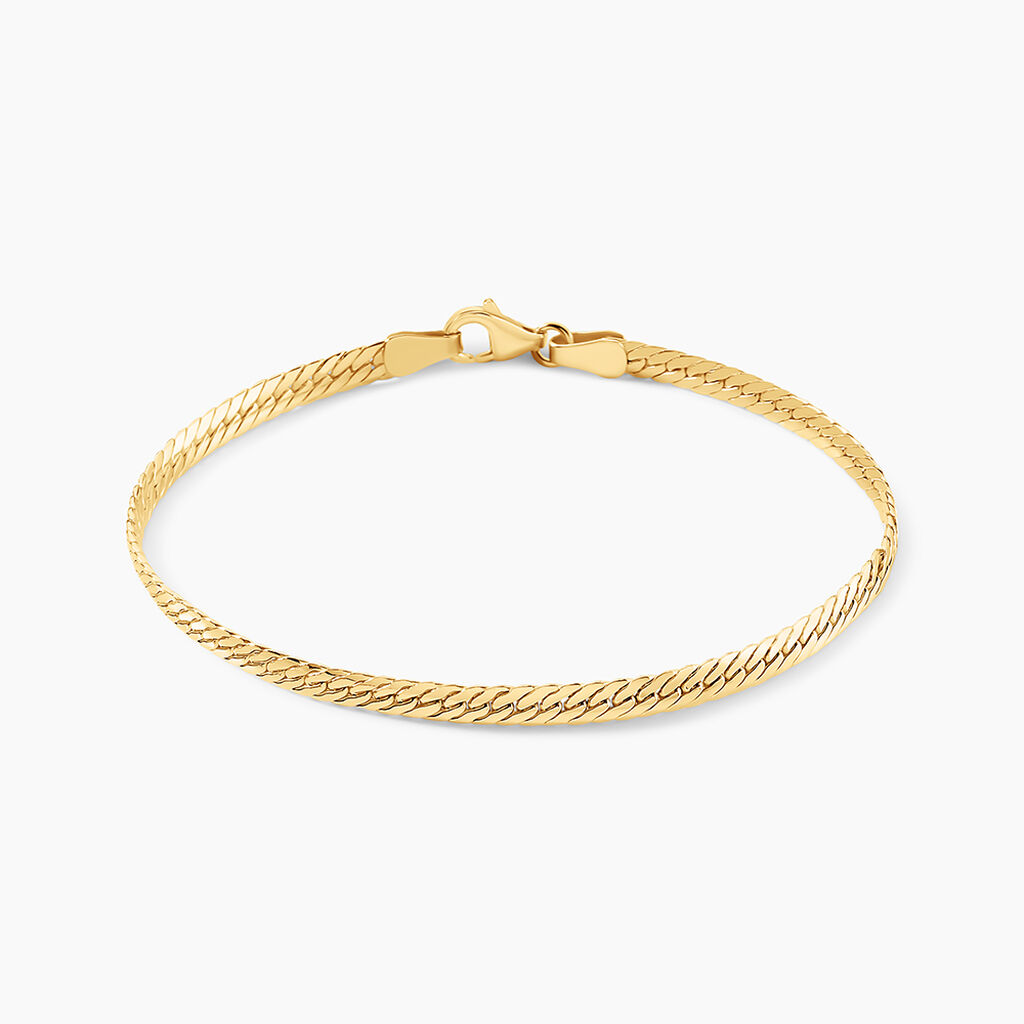 Bracelet Izel Maille Anglaise Or Jaune - Bracelets chaîne Femme | Histoire d’Or