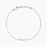 Bracelet Eclat d'Aurore Argent Blanc Oxyde De Zirconium - Bracelets Femme | Histoire d&rsquo;Or