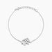 Bracelet Origami Argent Blanc Oxyde De Zirconium - Bracelets Femme | Histoire d’Or