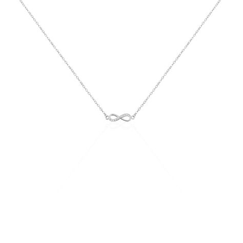 Collier Immortelle Argent Blanc Oxyde De Zirconium - Colliers fantaisie Femme | Histoire d’Or