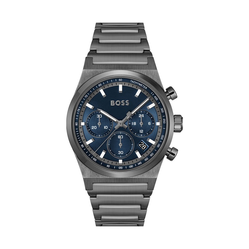 Montre Boss Candor Chrono Bleu - Montres Homme | Histoire d&rsquo;Or