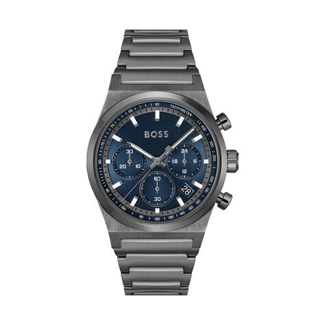 Montre Boss Candor Chrono Bleu - Montres Homme | Histoire d&rsquo;Or
