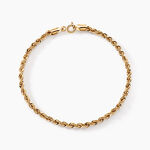 Bracelet Maille Cordelia Or Jaune - Bracelets cha&icirc;ne Femme | Histoire d&rsquo;Or