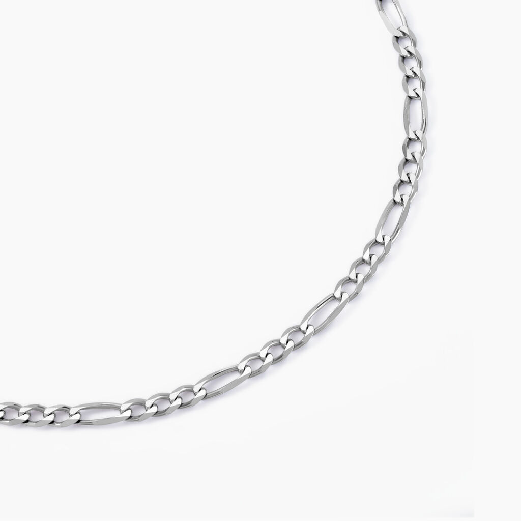 Collier Vivian Argent Blanc - Chaines Homme | Histoire d’Or