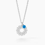 Collier Alvie Argent Blanc Turquoise - Colliers fantaisie Femme | Histoire d&rsquo;Or