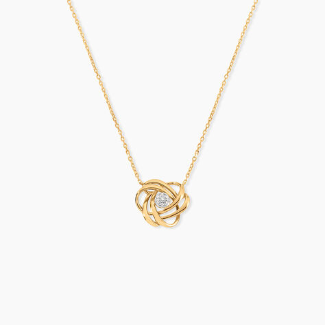 Collier Or Jaune Afua Diamants - Colliers Femme | Histoire d&rsquo;Or