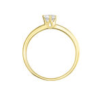 Bague Solitaire Natalia Or Jaune Diamant Synthetique - Bagues solitaires Femme | Histoire d&rsquo;Or