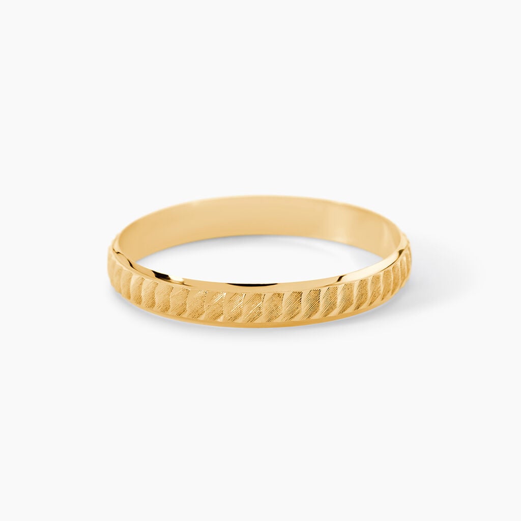 Alliance Judoca Or Jaune  - Alliances 18 carats Unisex | Histoire d&rsquo;Or