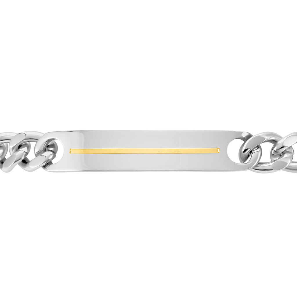 Bracelet Jourdan Acier Gris - Bracelets Homme | Histoire d&rsquo;Or