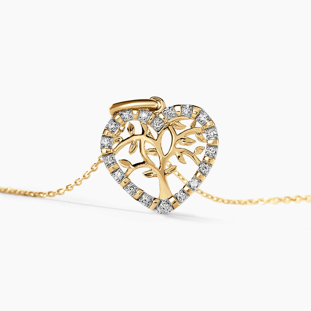 Collier Or Jaune Norissa Diamants - Colliers Femme | Histoire d’Or