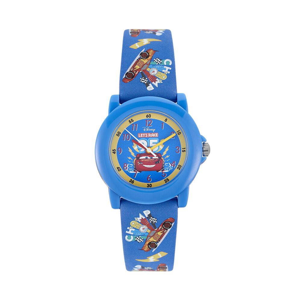 Montres Disney DS.4687S 08P Plastique Boucle Ardillon Bleu Ronde