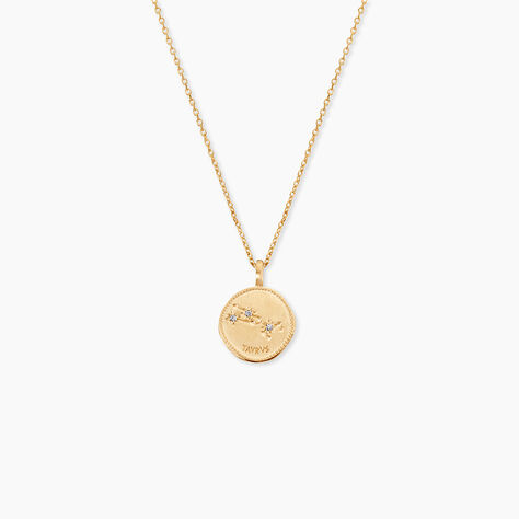 Collier Iago Plaqu&eacute; Or Oxydes De Zirconium - Colliers Zodiaque Femme | Histoire d&rsquo;Or