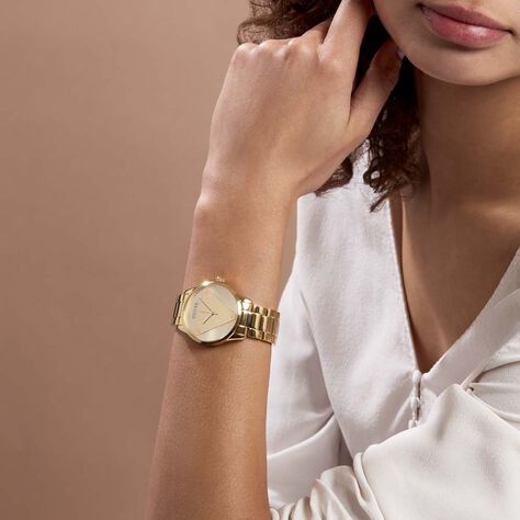 Montre Guess Emblem Champagne - Montres Femme | Histoire d’Or