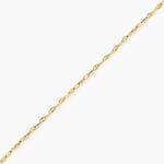 Bracelet Annette Acier Jaune - Bracelets cha&icirc;ne Femme | Histoire d&rsquo;Or
