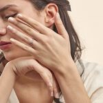 Bague Solitaire Hemera Or Rose Diamant - Bagues solitaires Femme | Histoire d&rsquo;Or