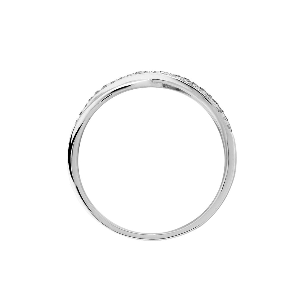 Bague Merlin Or Blanc Diamant - Bagues avec pierre Femme | Histoire d’Or