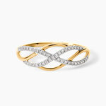 Bague Amara Or Jaune Diamant - Bagues avec pierre Femme | Histoire d&rsquo;Or