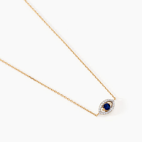 Collier Hajnal Or Jaune Topaze Oxyde De Zirconium - Colliers Femme | Histoire d’Or