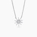 Collier Daisy Argent Blanc Oxyde De Zirconium - Colliers fantaisie Femme | Histoire d’Or