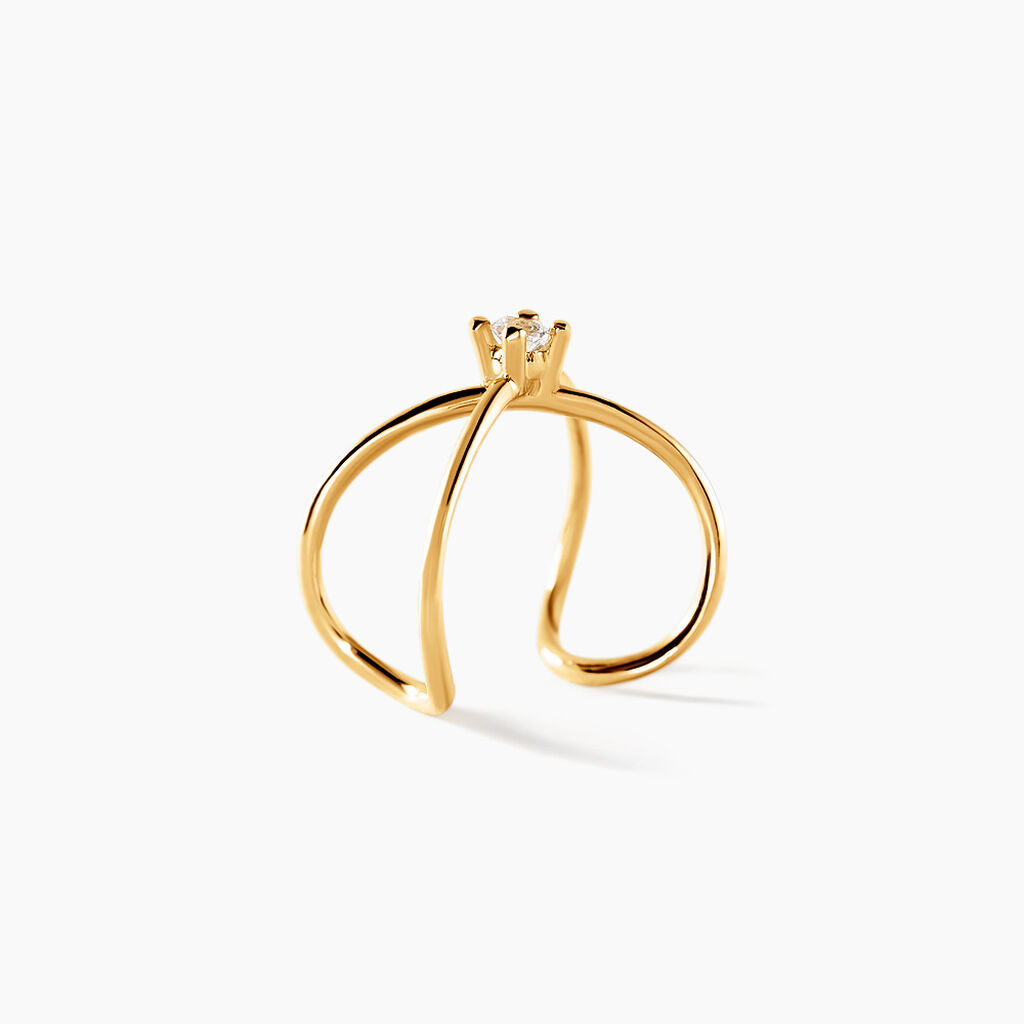 Bague D'oreille Unitaire Lenz Or Jaune Oxyde De Zirconium - Ear cuffs Femme | Histoire d’Or