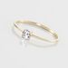 Solitaire Or Jaune Philys Oxyde De Zirconium - Bagues solitaires Femme | Histoire d’Or