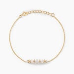 Bracelet Monique Argent Jaune Oxyde De Zirconium - Bracelets Femme | Histoire d&rsquo;Or