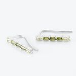 Boucles D'oreilles Grimpantes Alexander Argent Blanc Oxyde - Boucles d'oreilles fantaisie Femme | Histoire d&rsquo;Or