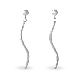 Boucles D'oreilles Pendantes Yaell Argent Blanc - Boucles d'oreilles fantaisie Femme | Histoire d’Or