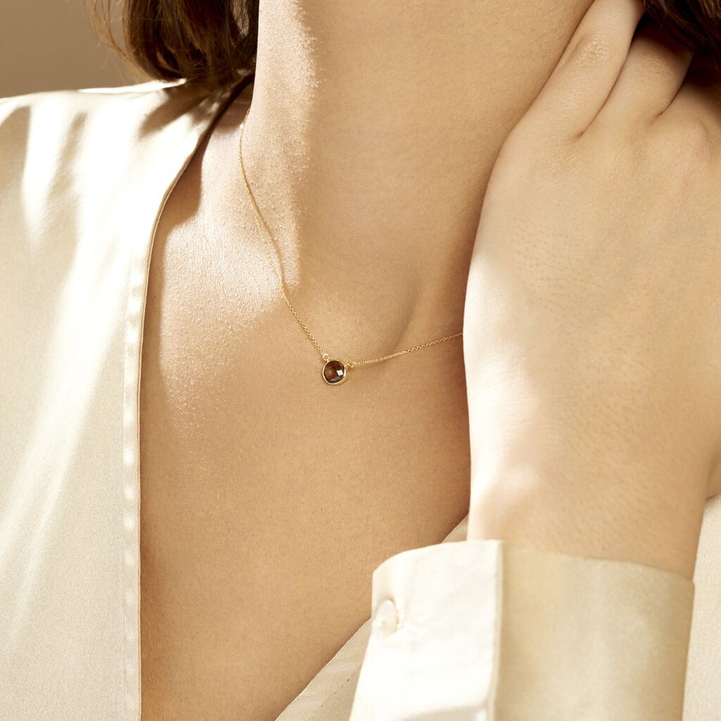 Collier Arenale Or Jaune Quartz - Colliers Femme | Histoire d’Or