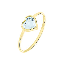 Bague Marsie Or Jaune Topaze - Bagues solitaires Femme | Histoire d’Or