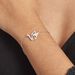 Bracelet Origami Argent Blanc Oxyde De Zirconium - Bracelets fantaisie Femme | Histoire d’Or